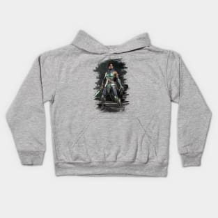 Mortal Kombat 11 Jade Print - 47211445 Kids Hoodie